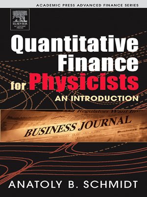 cover image of Quantitative Finance for Physicists